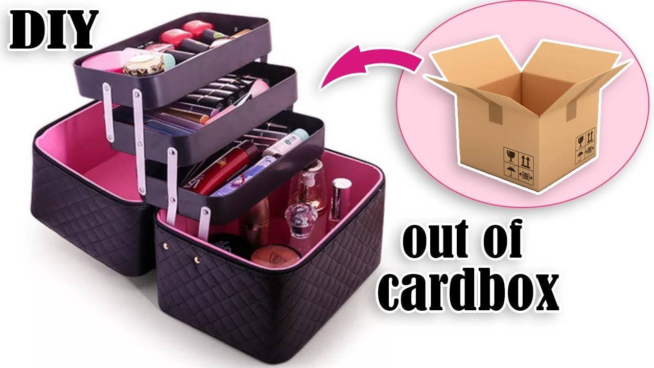 In this video DIY tutorial I show you an easy way to make a cute organizer box by own hands from scratch