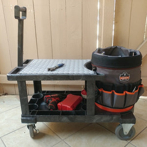 A company called Workshop Solutions LLC has several products centered on easy transport of 5 gallon buckets for uses such as painting, auto detailing and general DIY