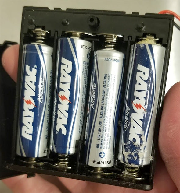 Rant: Our RAYOVAC Batteries Leak so Much, We’re Switching to DURACELL