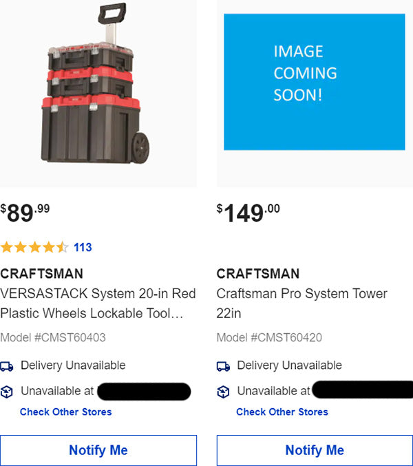 Craftsman “Pro System Tower” – ToughSystem Tool Boxes at Lowe’s?