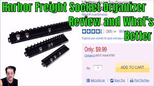 In this video I discuss Harbor Freight's socket organizer in both plastic and metal that they usually have on sale - then I discuss one that I own that is much higher ...