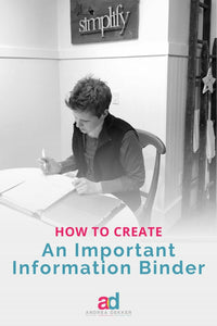 How to Create an Important Information Binder