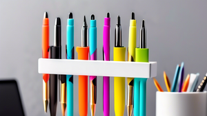 Adhesive Pen Holder Clip: Keep Pens Within Reach