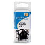 Binder Clips, Scratch-Resistant, 15/pack, Assorted Sizes (SWI71753) Category. Binder Clips