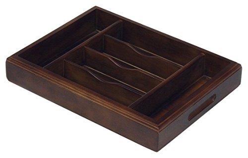 Mountain Woods Brown 6-section Premium Organizer Tray - 16''