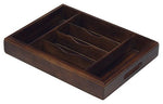 Mountain Woods Brown 6-section Premium Organizer Tray - 16''