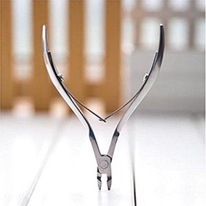 1 Pc Charming Popular Nail Cuticle Nipper Clipper Toenail Care Fingernail Tool Cabinet Trimmer Type Stainless Steel Color Silver