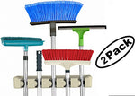 Quality Choices Broom & Mop Holder/Organizer, 5 Slots Organizers, Wall (2)