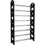 Sorbus Shoe Rack Organizer Storage – Stackable and Detachable – Easy to Assemble – No Tools Required, 8 Shelf