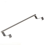 TOOGOO(R)Stainless Steel Towel Bar Holder Over the Kitchen Cabinet Cupboard Door Hanging Rack Silver