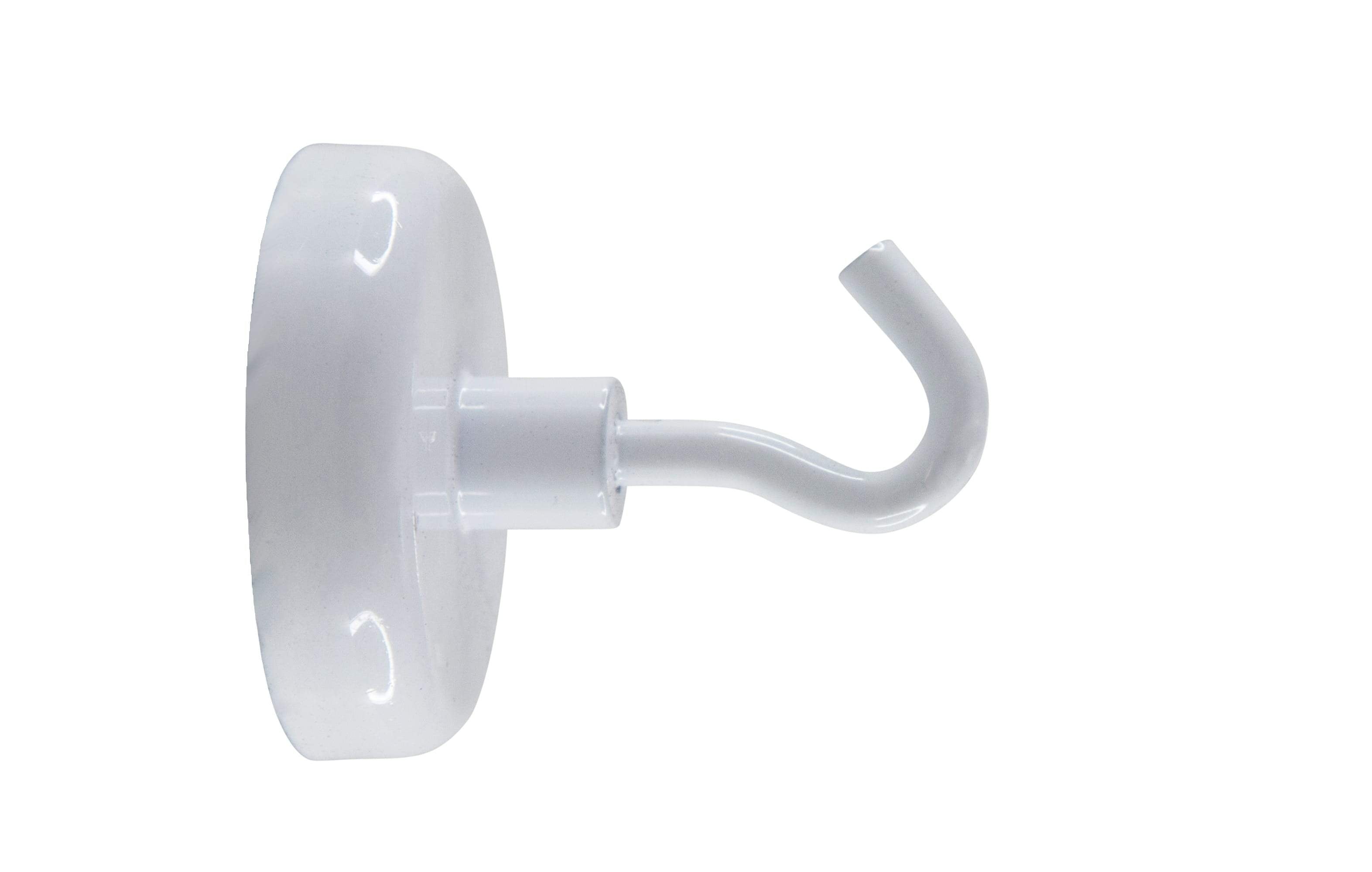 Zeüs Magnetic Hooks 9 lb. 2 Pack WHITE (42400)