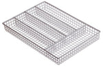 Prepworks by Progressive Wire Flatware Caddy, White - 10" x 14"