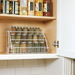 Rubbermaid Pull Down Spice Rack, White FG8020RDWHT