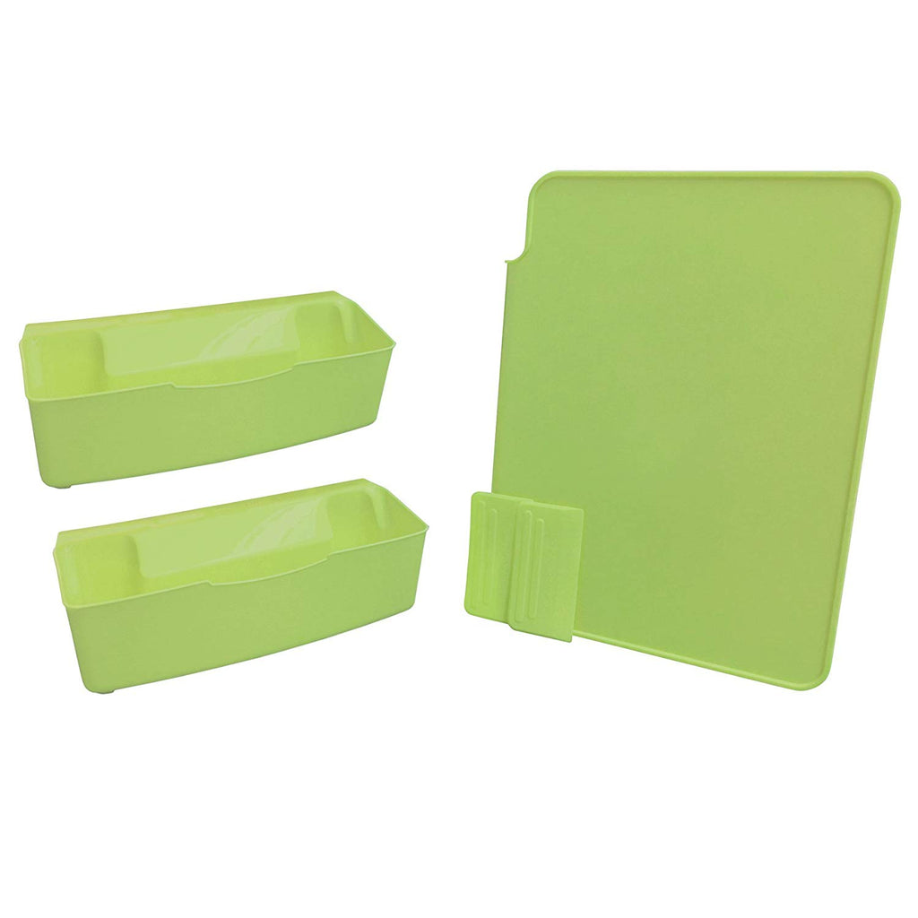 Performance Cutting Board Counter Catcher Dishwasher Safe Home Kitchen Tools Set, Kiwi