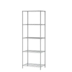 Homebi 5-Tier Wire Shelving 5 Shelves Unit Metal Storage Rack Durable Organizer Perfect for Pantry Closet Kitchen Laundry Organization in Grey,21”Wx14”Dx61”H