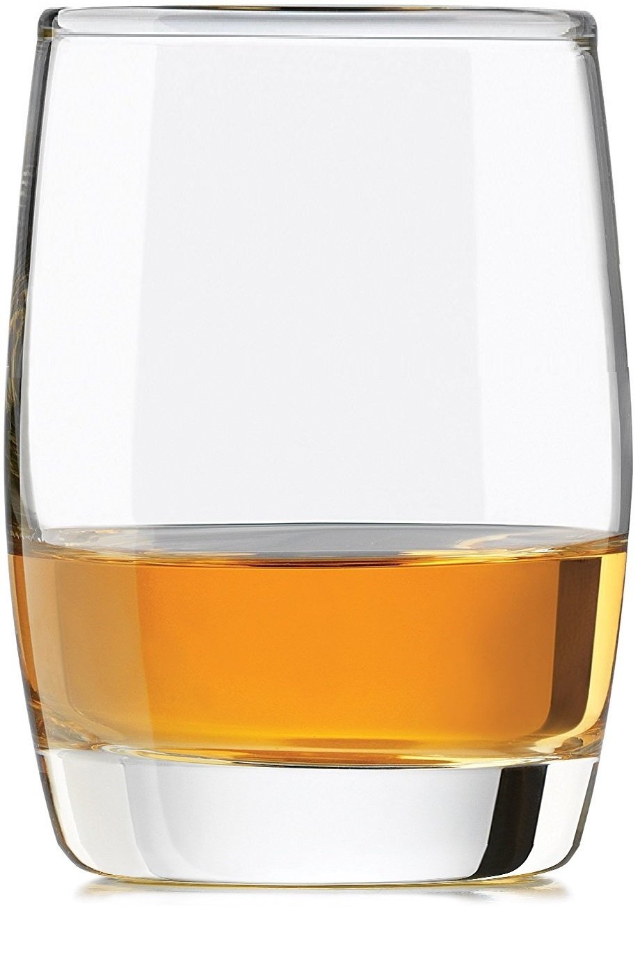 Circleware Heavy Base Scotch Whiskey Glass Drinking Glasses, Set of 4, Entertainment Dinnerware Glassware for Water, Juice, Beer & Bar Liquor Dining Decor Beverage Cups Gifts, 12 oz, Glen Rocks