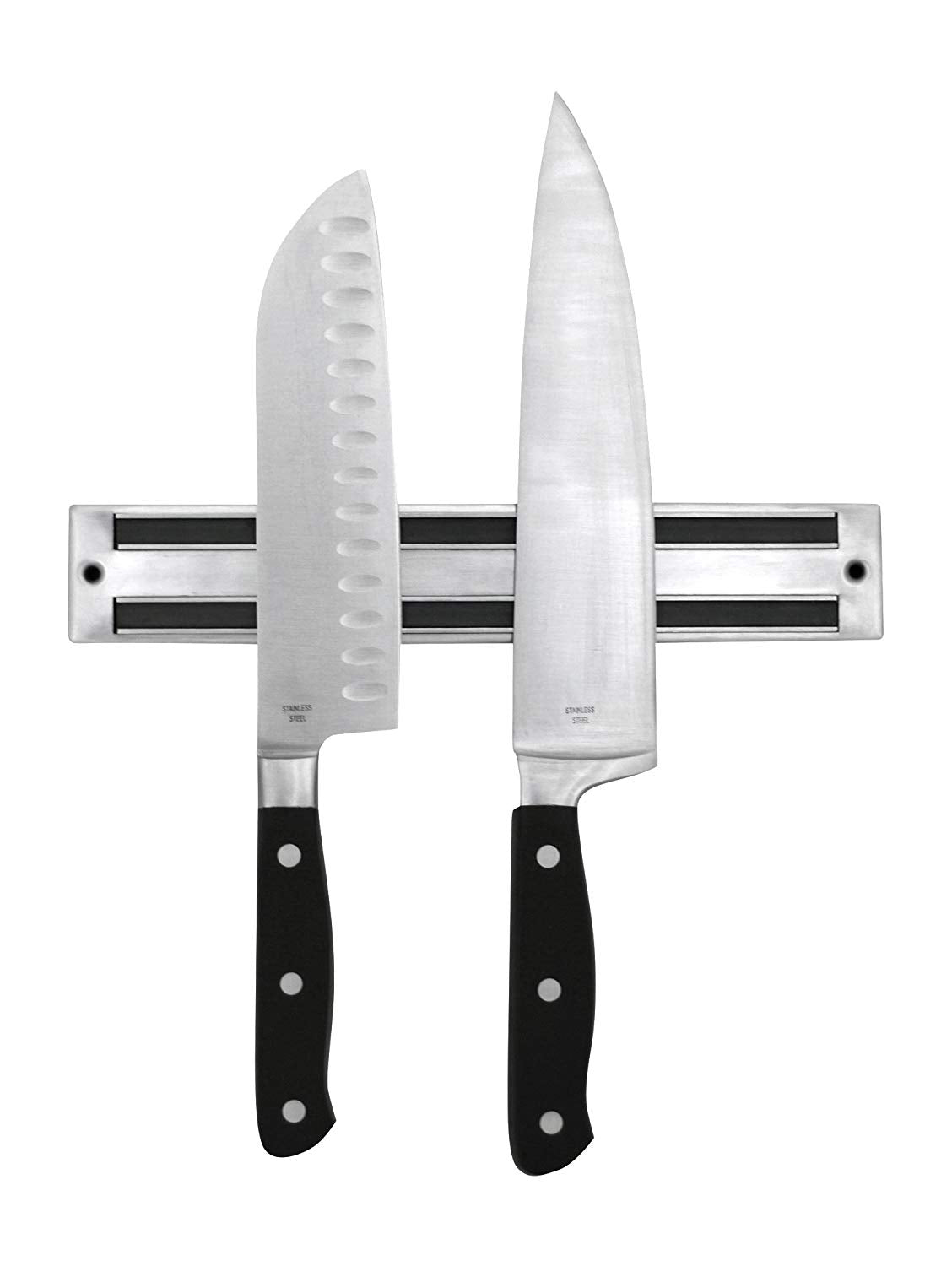 totalElement 13.5 Inch Magnetic Knife Bar, Professional Grade Magnetic Knife Holder, Stainless Steel Knife Rack Strip