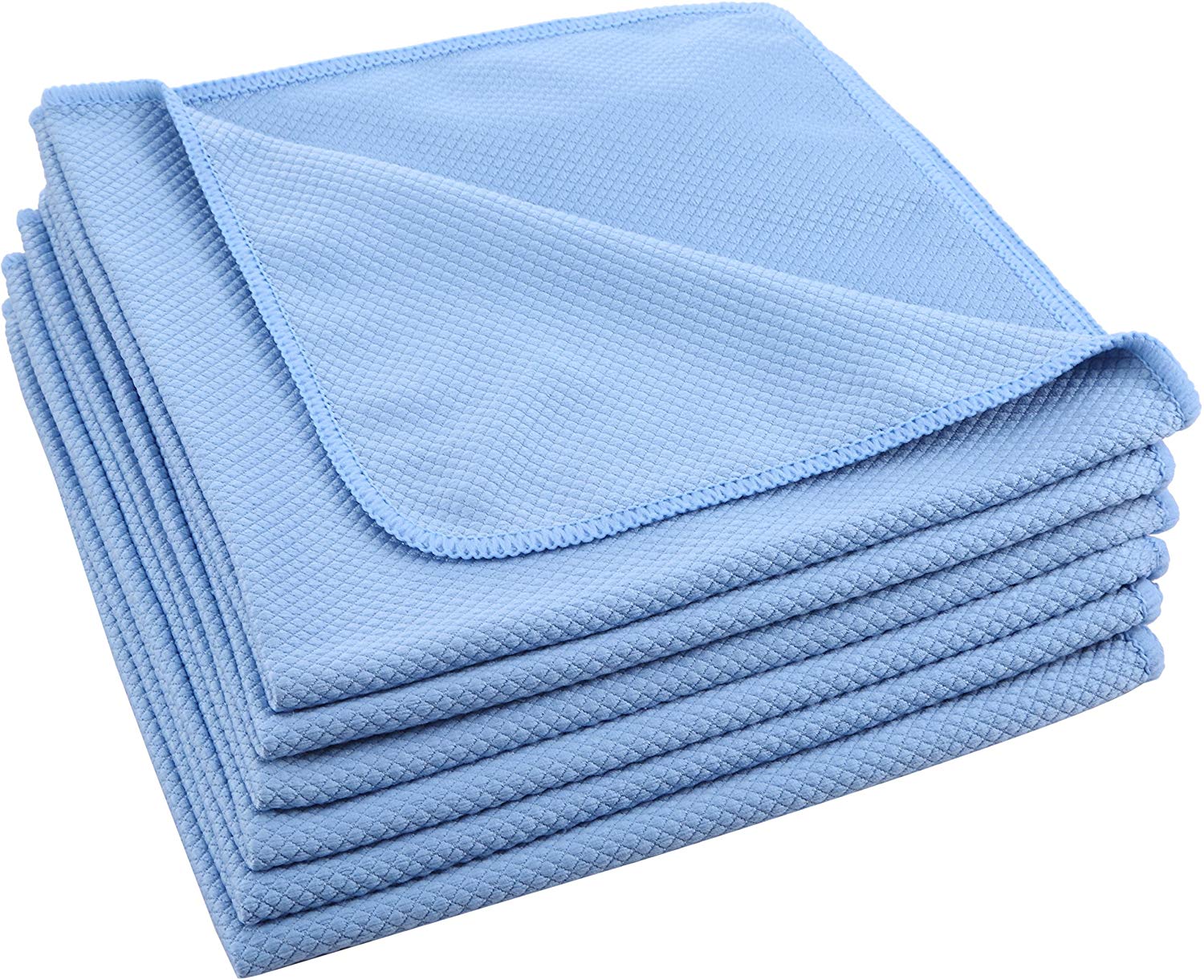 Pro Chef Microfiber Cloth Towel Cleaning Car Windows Bathroom Mirror Shower Glasses Auto 16x16 6pk