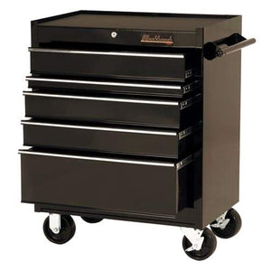 Blackhawk By Proto 92705R 27" Rolling Tool Cabinet 5 Drawer - Black