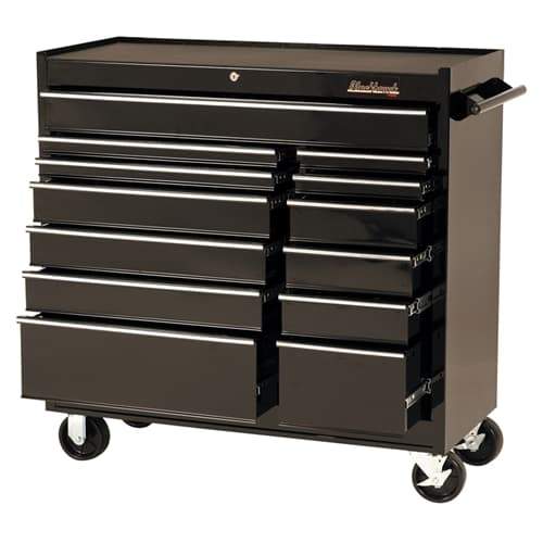 Blackhawk By Proto 94113R 41" Rolling Tool Cabinet 13 Drawer - Black