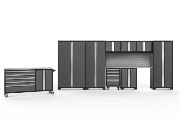 NewAge Bold 3.0 Grey 10 Piece Set w/Stainless Steel Worktop