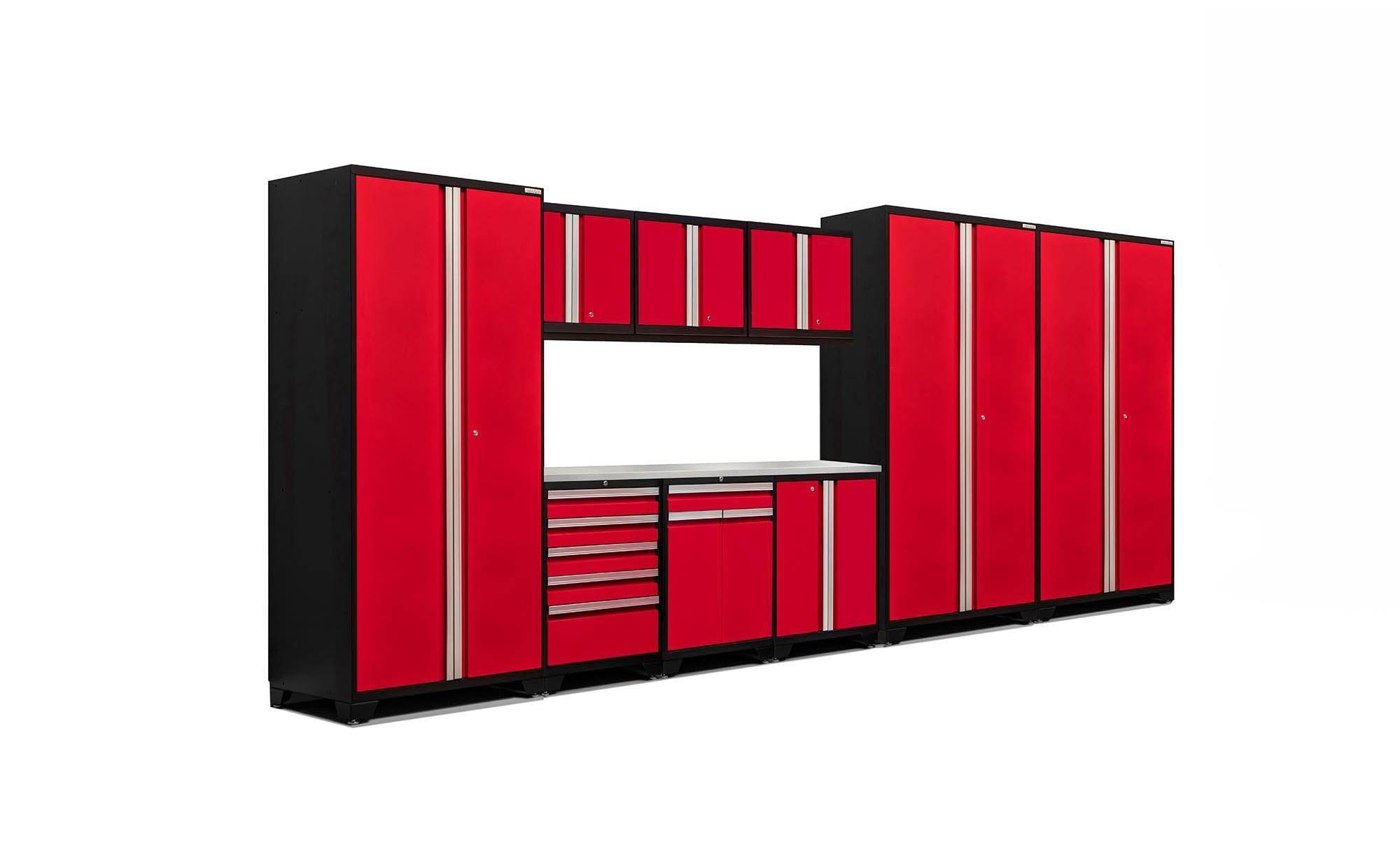 NewAge PRO 3.0 Series 10 PC Set Red (Steel Worktop)
