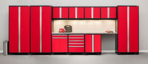 NewAge PRO 3.0 Series 12 PC Set Red (Steel Worktop)