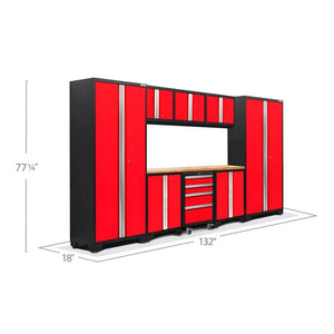 Newage Products Bold 3.0 Series 9 Pc Set 50608 Garage Storage Cabinets Bold 3.0