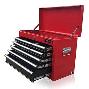 US PRO TOOLS AFFORDABLE RED BLACK TOOL CHEST BOX TOOL CABINET 9 DRAWER BALL BEARING DRAWERS